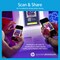 HP Sprocket Photobooth 3" x 4" Color Photo Printer with Touch Screen, LED Ring Light, Wi-Fi & More!